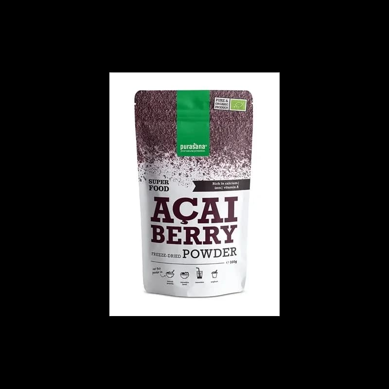 Purasana Poudre de Baies d’Açai 100G