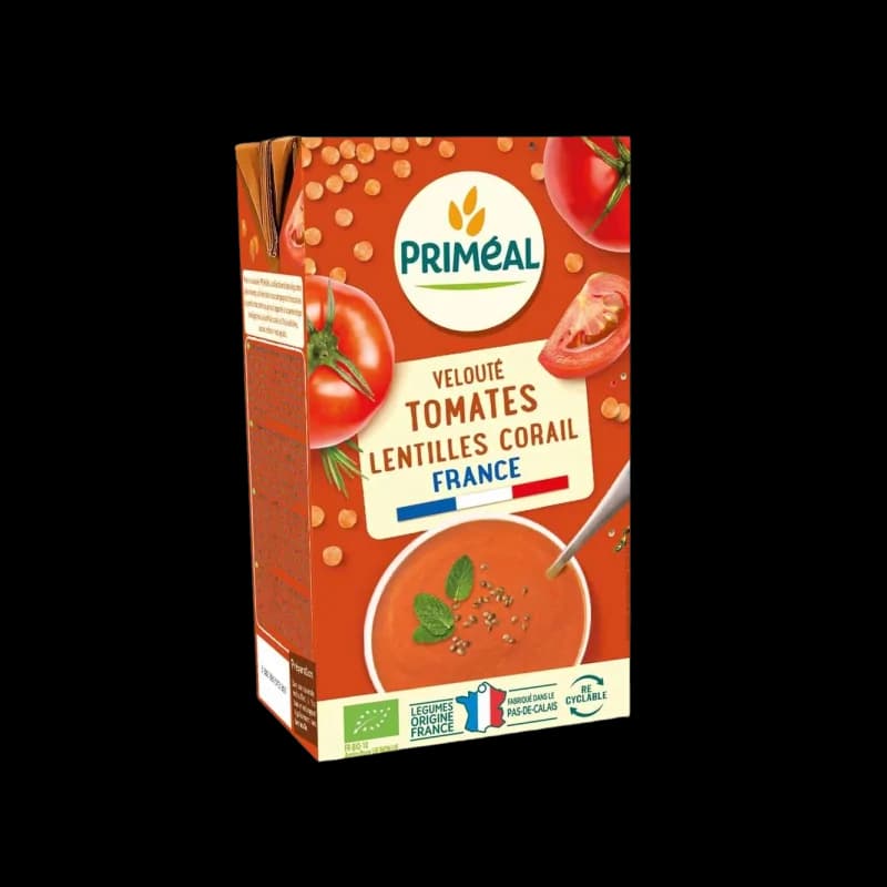 PRIMEAL VELOUTE TOMATES & LENTILLES CORAIL 1L