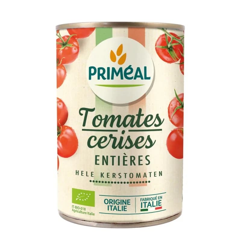 PRIMEAL TOMATES CERISES EN CONSERVE 400G