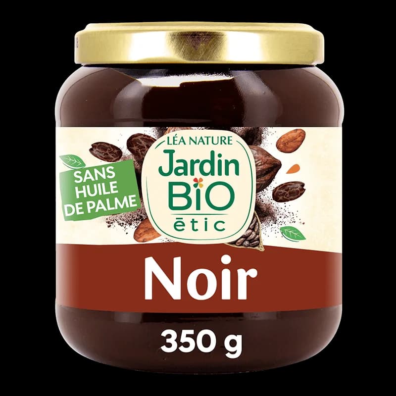 JARDIN BIO PATE A TARTINER NOIR FORTE EN CACAO 350G