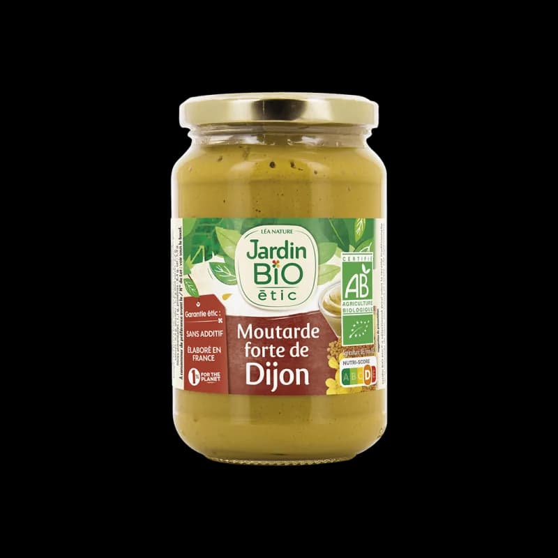 JARDIN BIO MOUTARDE FORTE DE DIJON 350G