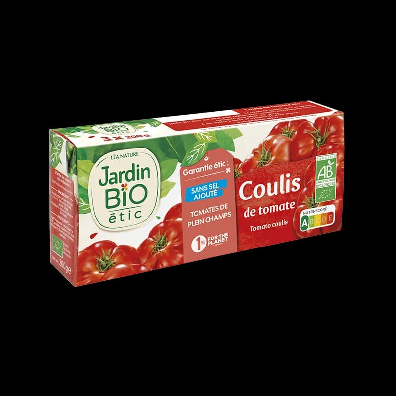 JARDIN BIO COULIS DE TOMATES 3x200G