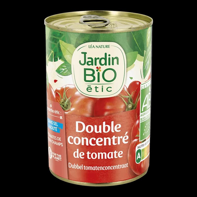 JARDIN BIO DOUBLE CONCENTRE DE TOMATE 140G