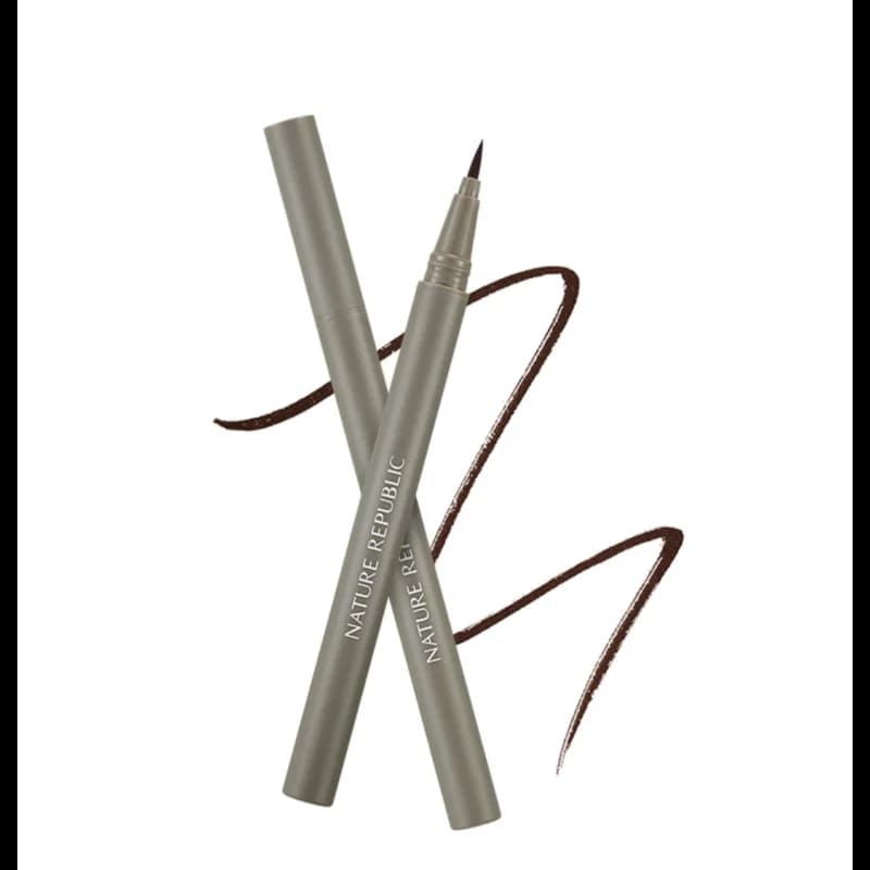 NATURE REPUBLIC BOTANICAL SMUDGE PROOF EYELINER 02 DEEP BROWN