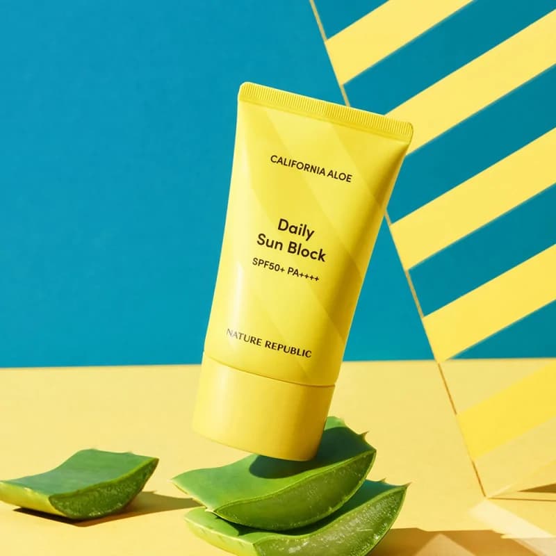 NATURE REPUBLIC CALIFORNIA ALOE DAILY SUN BLOCK SPF50+ PA+++++