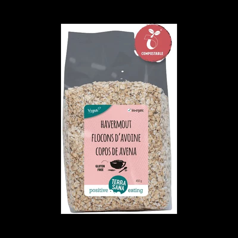 Terrasana FLOCONS D'AVOINE SG 450G