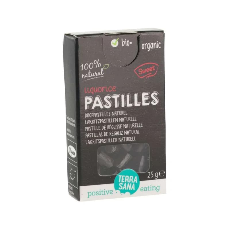 Terrasana PASTILLE DE REGLISSE NATURELLE 25G