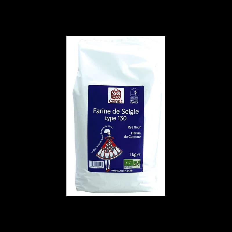 CELNAT FARINE DE SEIGLE T130 1KG