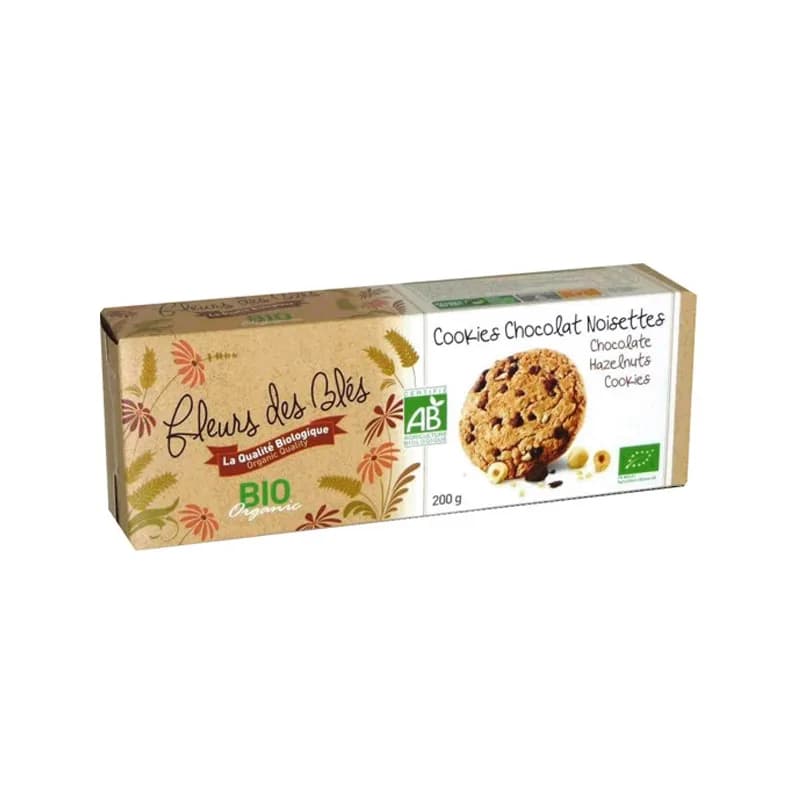 FLEURS DES BLES COOKIES NOISETTES PEPITES DE CHOCOLAT 200G