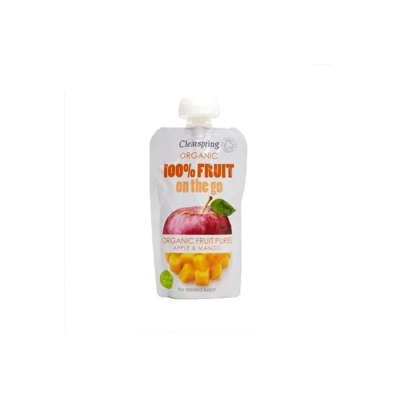 CLEARSPRING PUREE DE FRUITS  POMME  MANGUE 120G