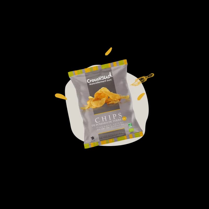 CROUSTISUD CHIPS DE POMME DE TERRE 100G