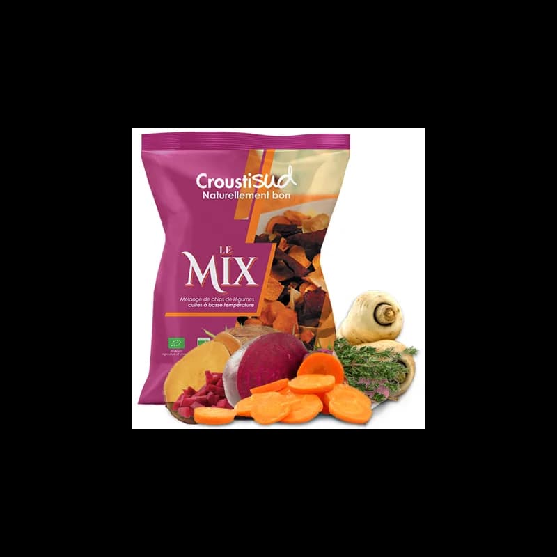 CROUSTISUD MELANGE DE CHIPS DE LEGUMES 90G