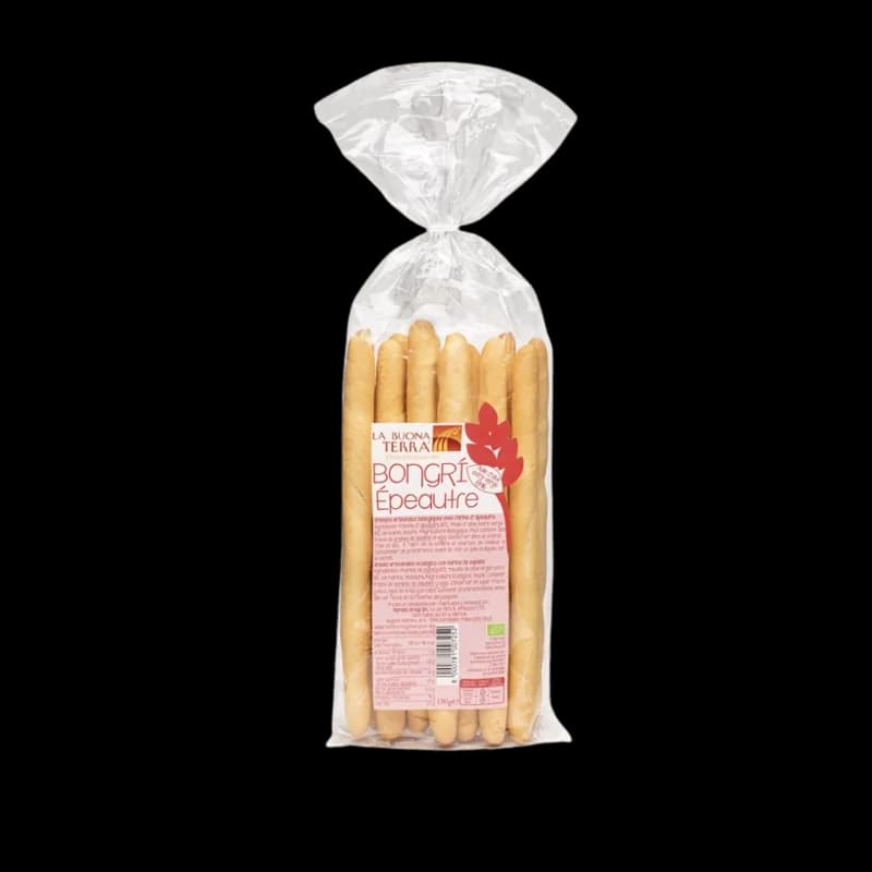 LA BUONA TERRA GRESSINS AVEC FARINE D’EPEAUTRE 150G