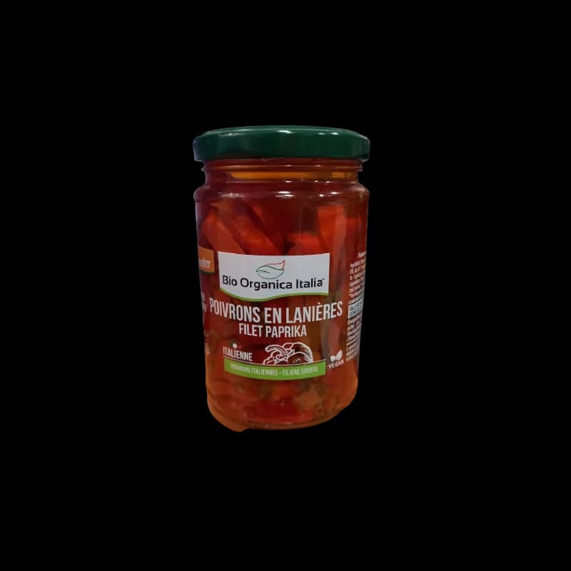 BIO ORGANICA POIVRONS TRANCHÉS À L'HUILE DEMETER 280G