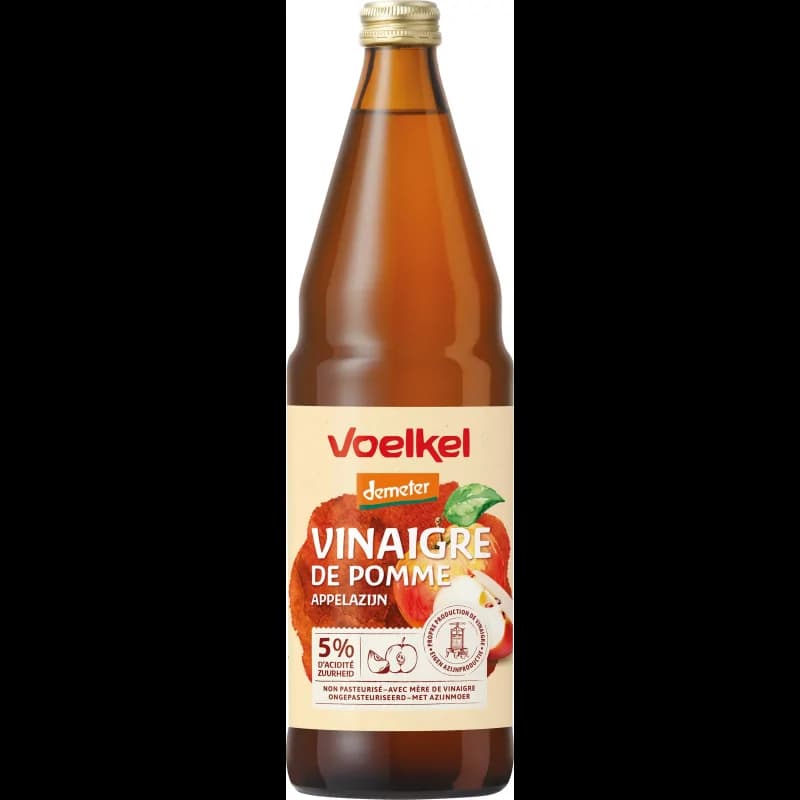 VOELKEL VINAIGRE DE CIDRE DE POMME 75CL