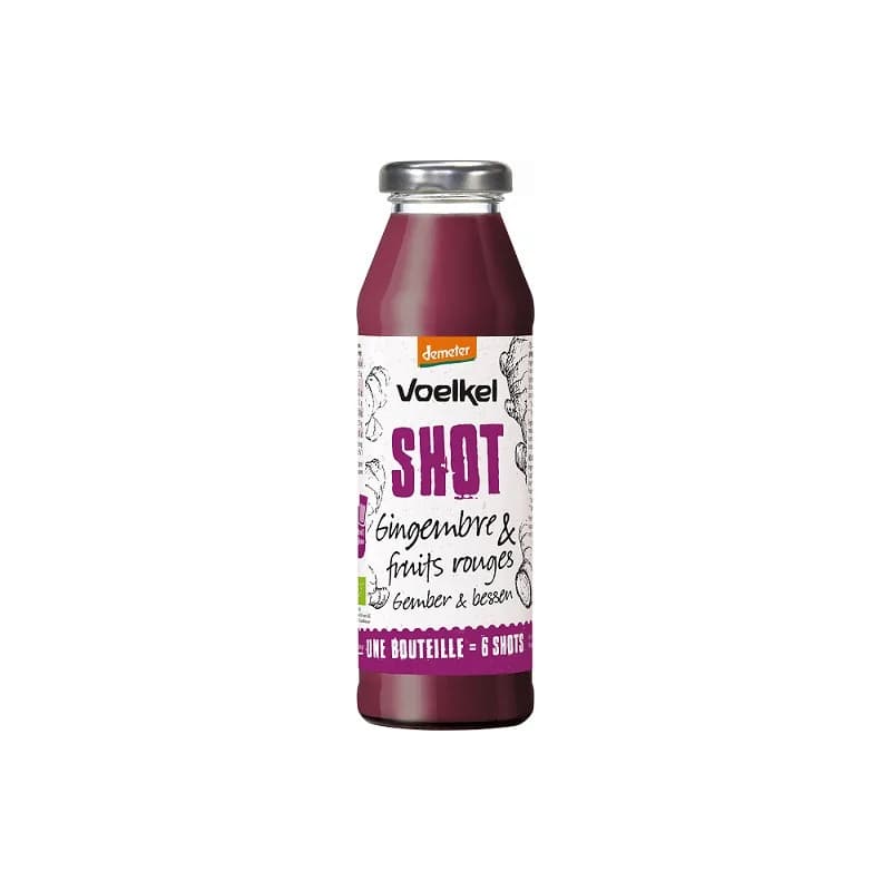 VOELKEL SHOT GINGEMBRE FRUITS ROUGES 28CL