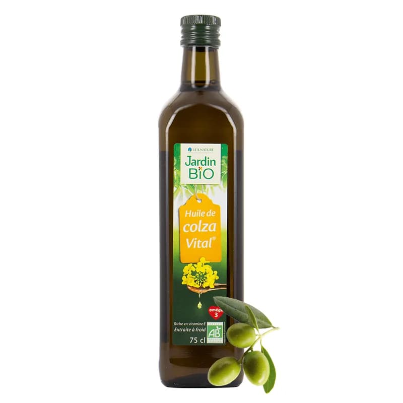 JARDIN BIO HUILE  VIERGE DE COLZA 750ML