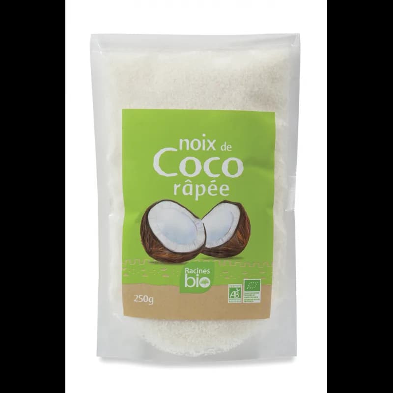RACINES BIO NOIX DE COCO RAPEE 250G