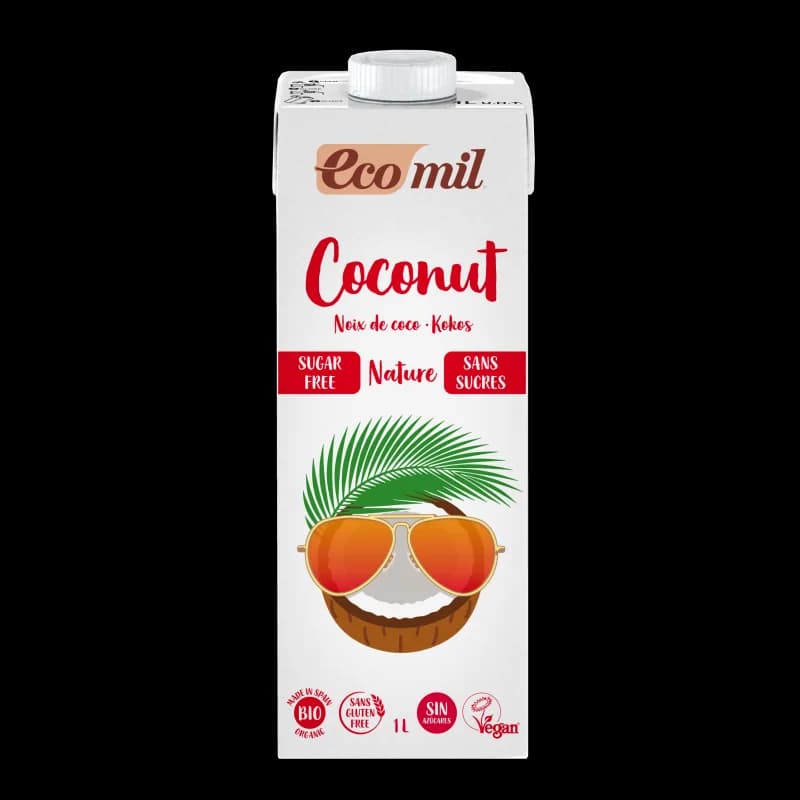 ECOMIL LAIT DE COCO  SANS SUCRE  1L