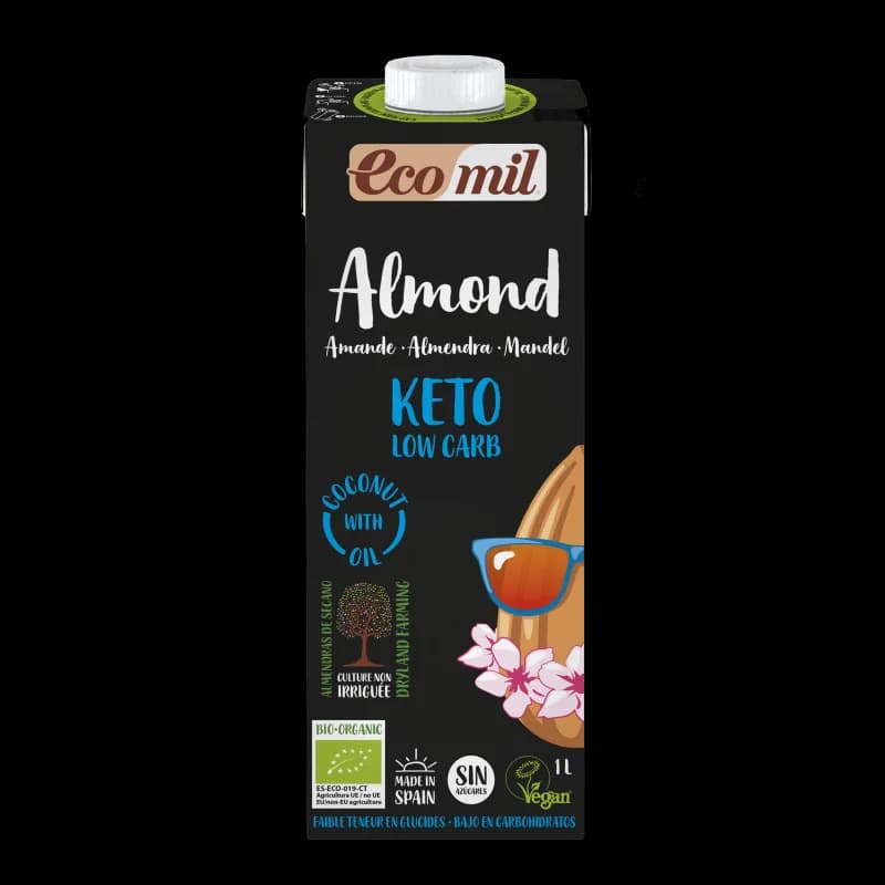 ECOMIL BOISSON D'AMANDE KETO 1L