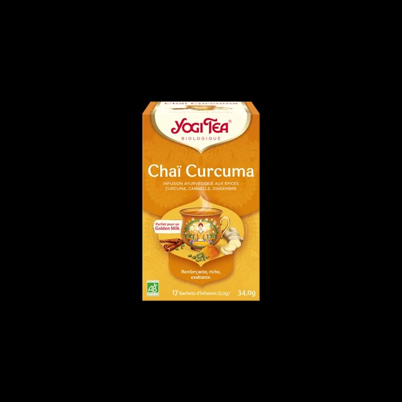 YOGI TEA CHAI CURCUMA 17X2G