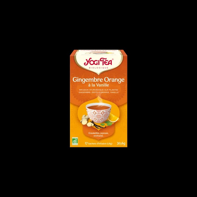 YOGI TEA GINGEMBRE ORANGE VANILLE 17x2G