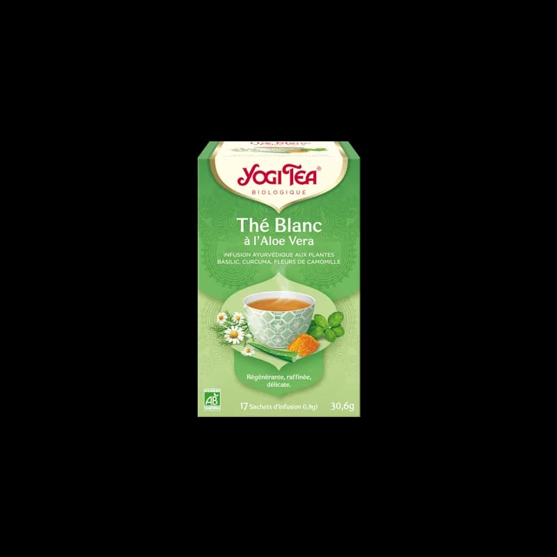 YOGI TEA THE BLANC A L'ALOE VERA 17X2G