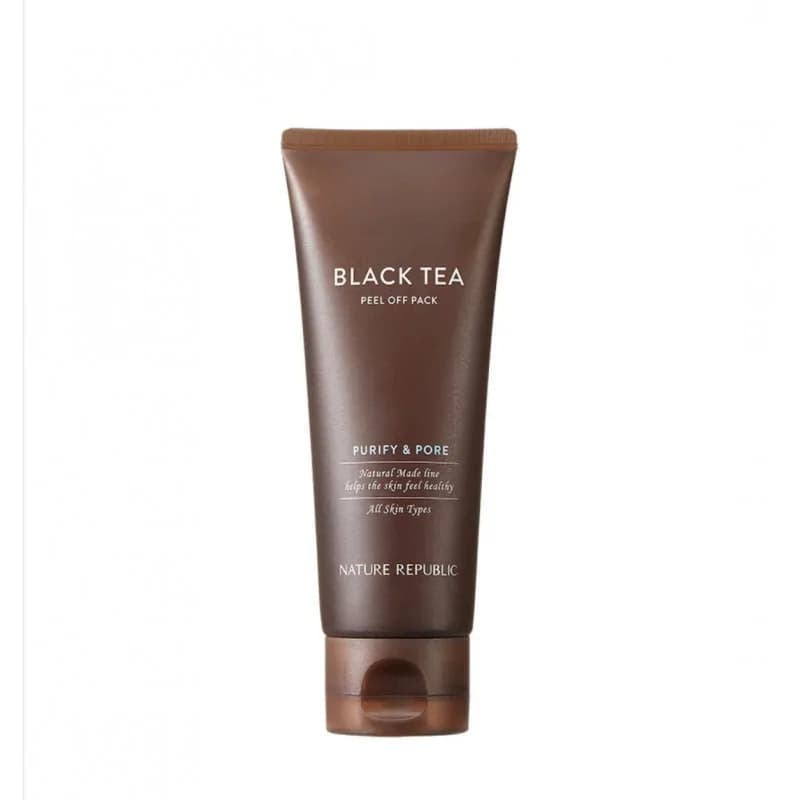NATURE REPUBLIC NATURAL MADE BLACK TEA PEEL OFF PACK 100ml