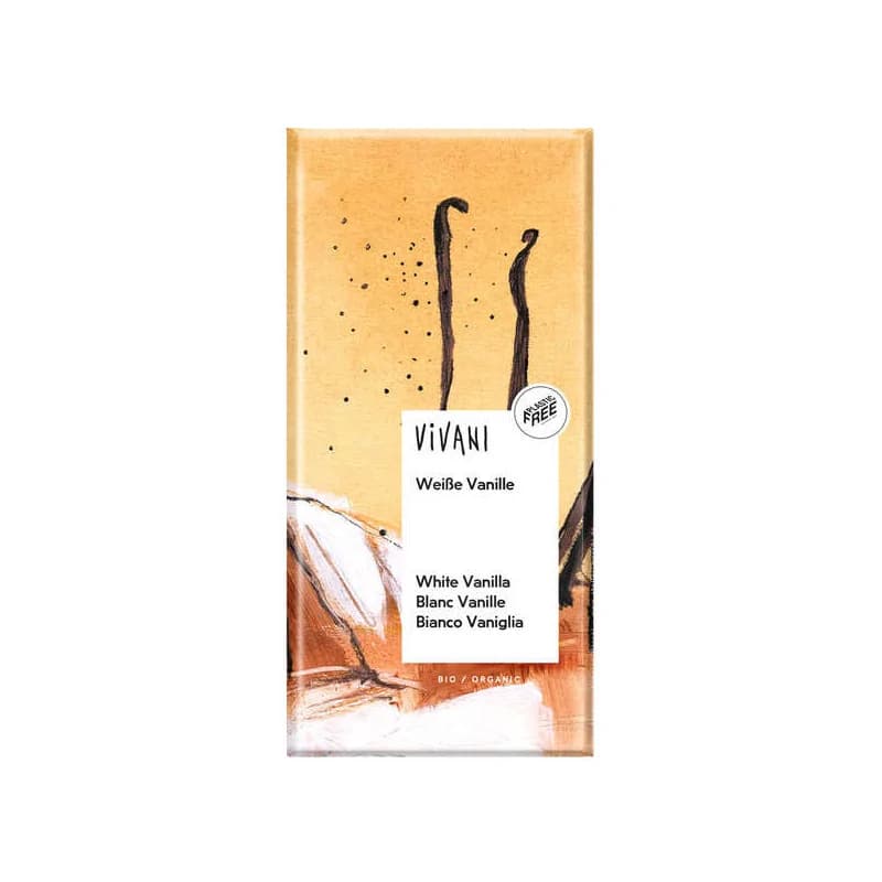 VIVANI TABLETTE DE CHOCOLAT  A LA VANILLE 80G