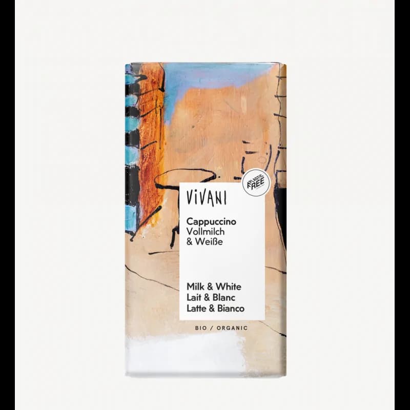 VIVANI TABLETTE DE CHOCOLAT CAPPUCCINO 100 G