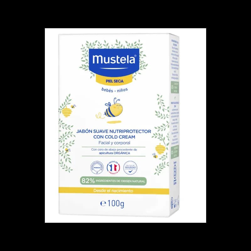 MUSTELA SAVON BEBE SURGRAS AU COLD CREAM 100 g Nutri-Protecteur