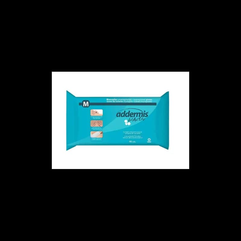 Indas gants de toilette imprégnés Addermis 0050G40