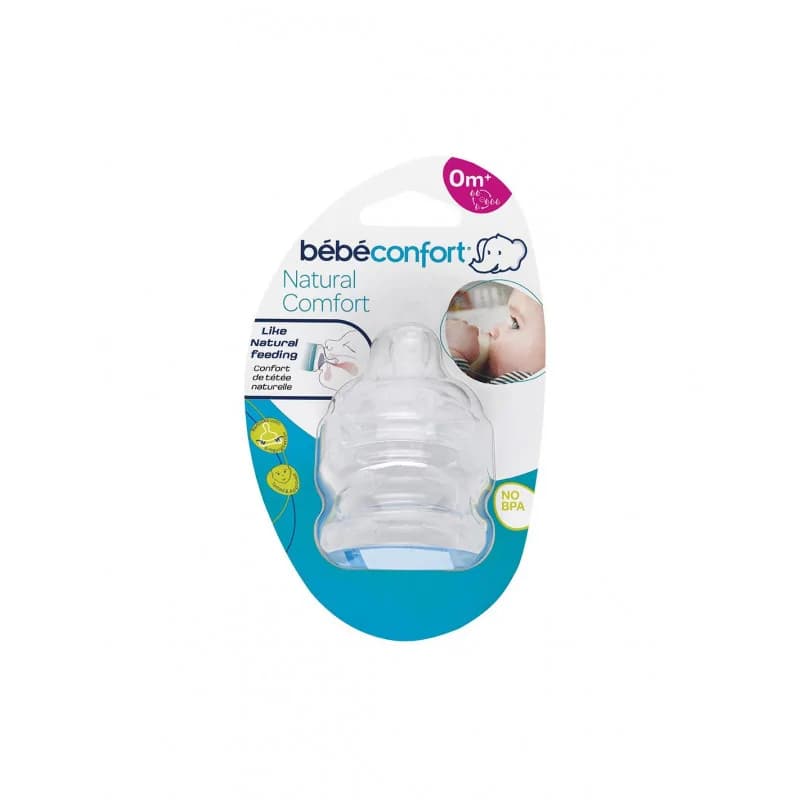 BEBE CONFORT TETINES EMOTION PHYSIO – M (0M+) - SILICONE X2