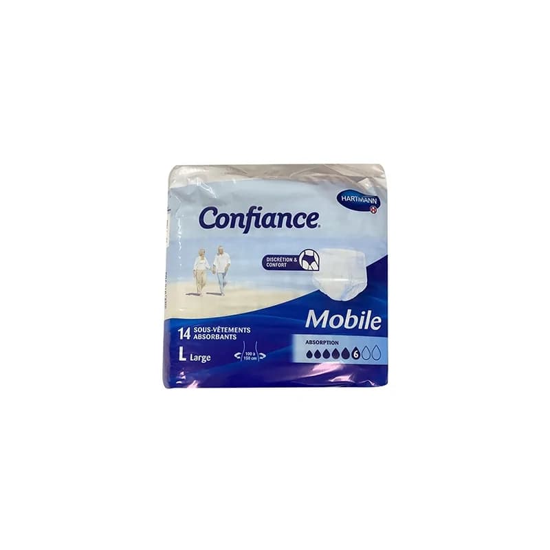 HARTMANN CONFIANCE MOBILE 6GT TAILLE  L/JOUR (T 46-52) X14  - 915703