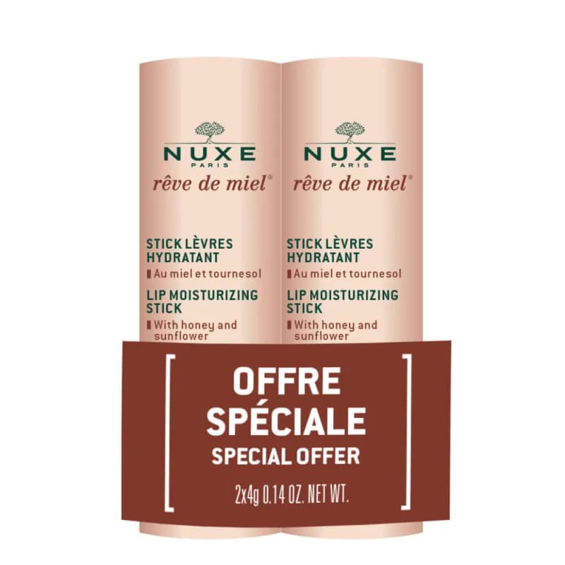 NUXE Rêve de Miel - Duo Stick lèvres 2 x 4g