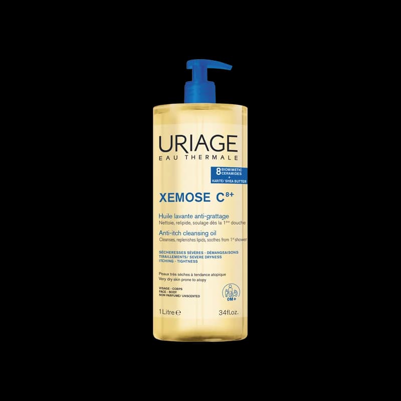 Uriage XEMOSE C8+ - HUILE LAVANTE ANTI-GRATTAGE 1L