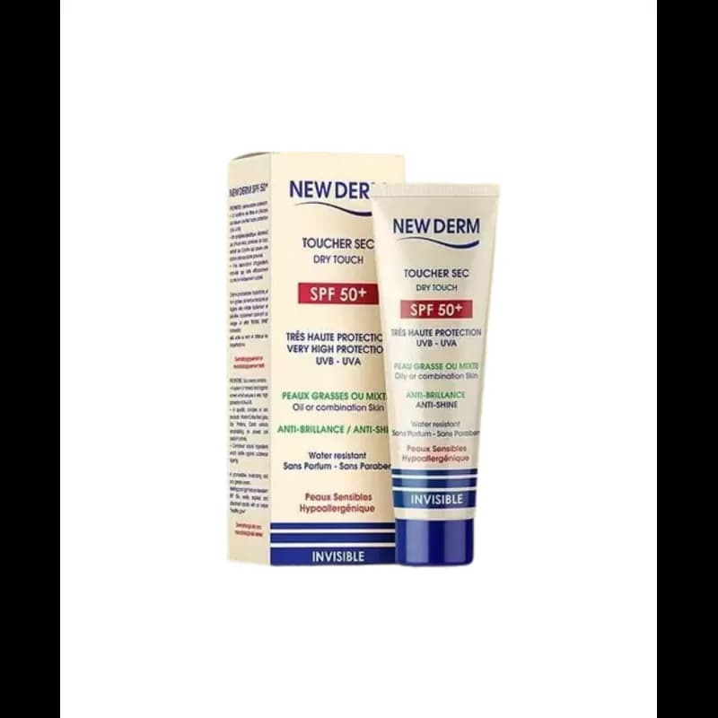 New derm Ecran Invisible Toucher sec spf50+ 50 ML