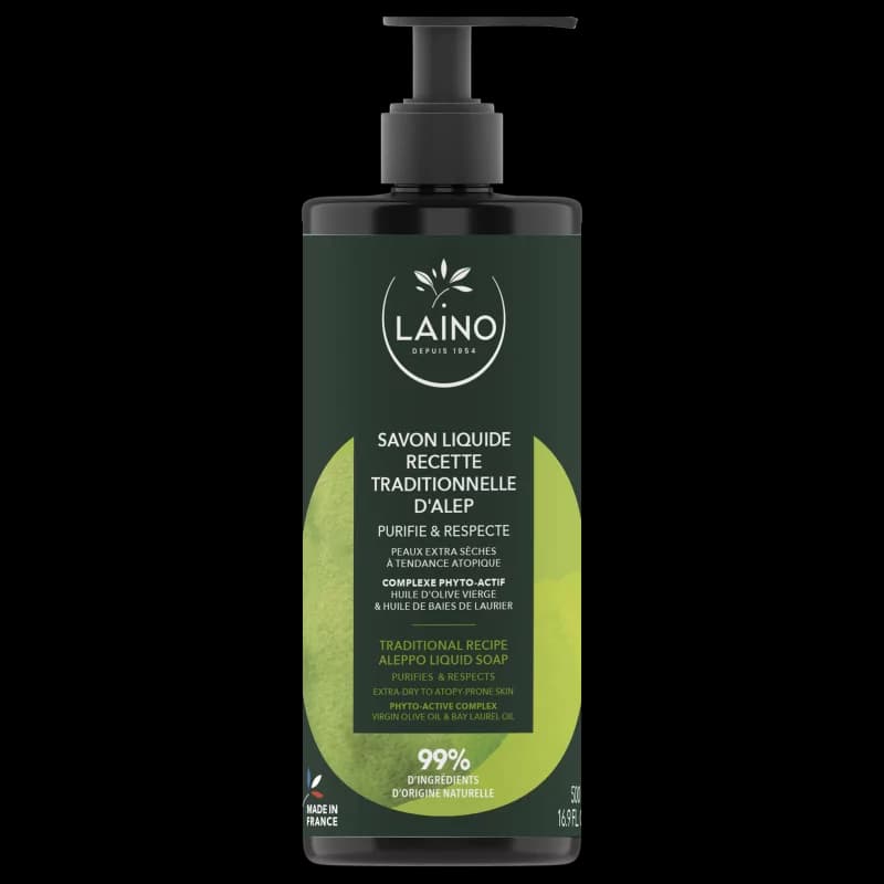 Laino Savon liquide recette tradionnelle d'Alep 500ml