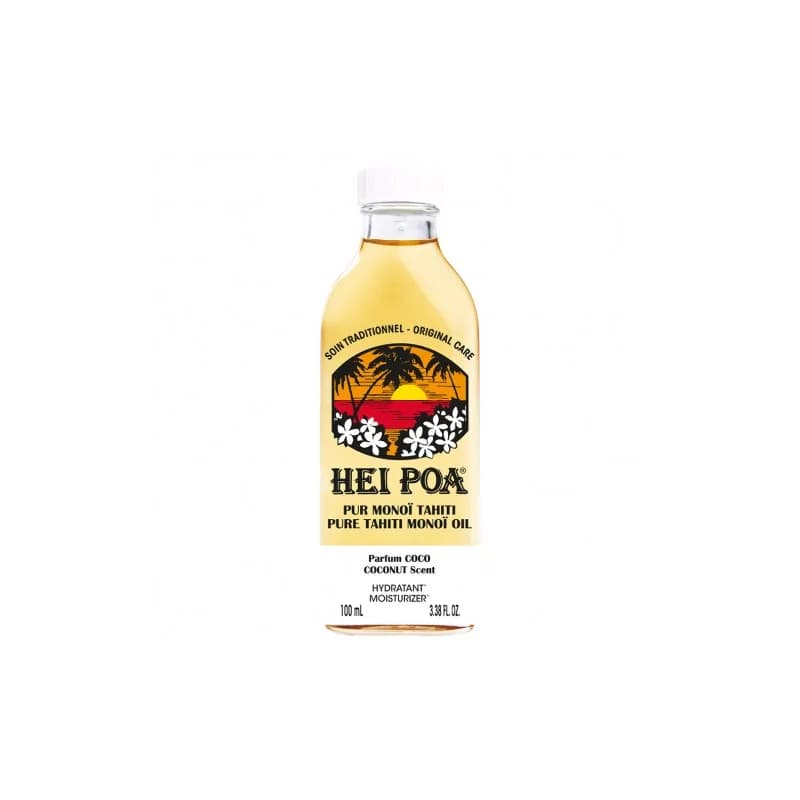 Hei Poa Soins traditionneles multi-usage  pur monoï tahiti-parf coco 100ml