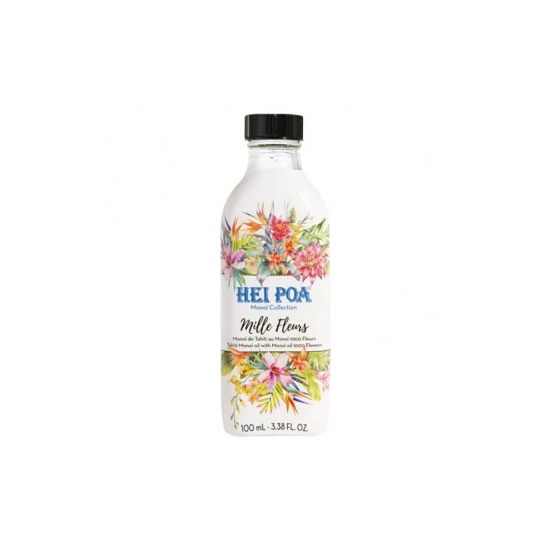Hei Poa Soins traditionneles  monoï  specifique de tahiti au 1000 fleurs