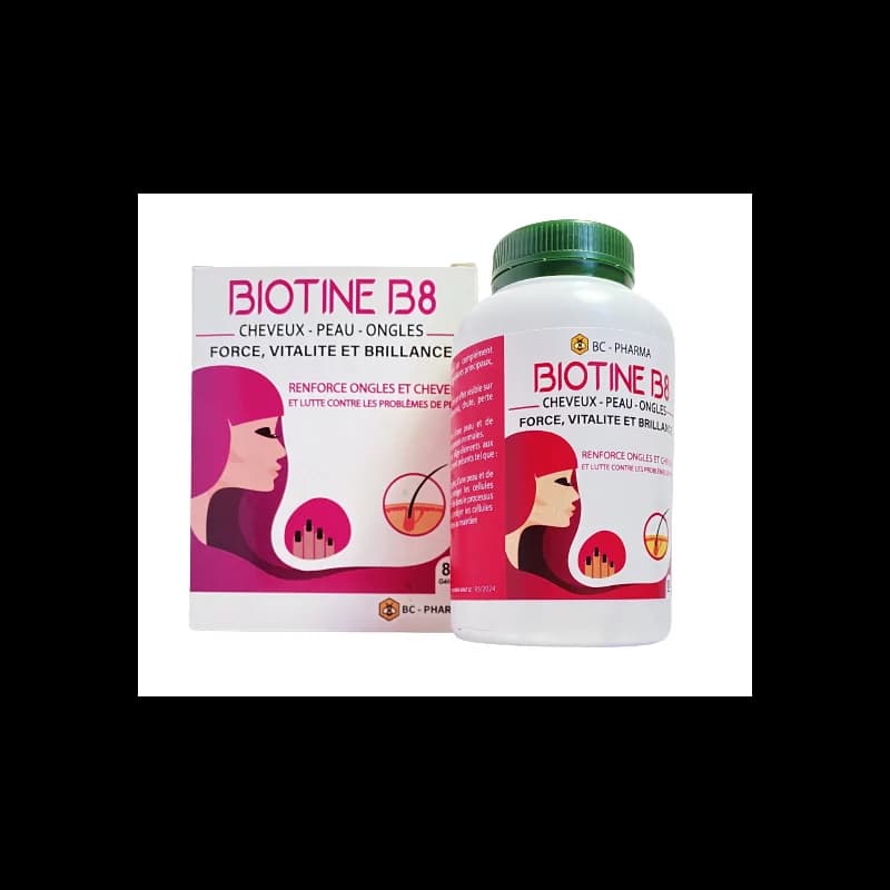 BC PHARMA Biotine B8 Fortifiante 80 Gelules