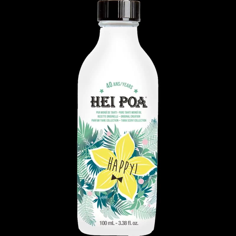 Hei Poa Collector monoi pur monoï tahiti-happy 100ml