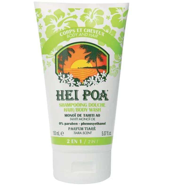 Hei Poa  Shampoing douche corps et cheveux tiaré 150ml