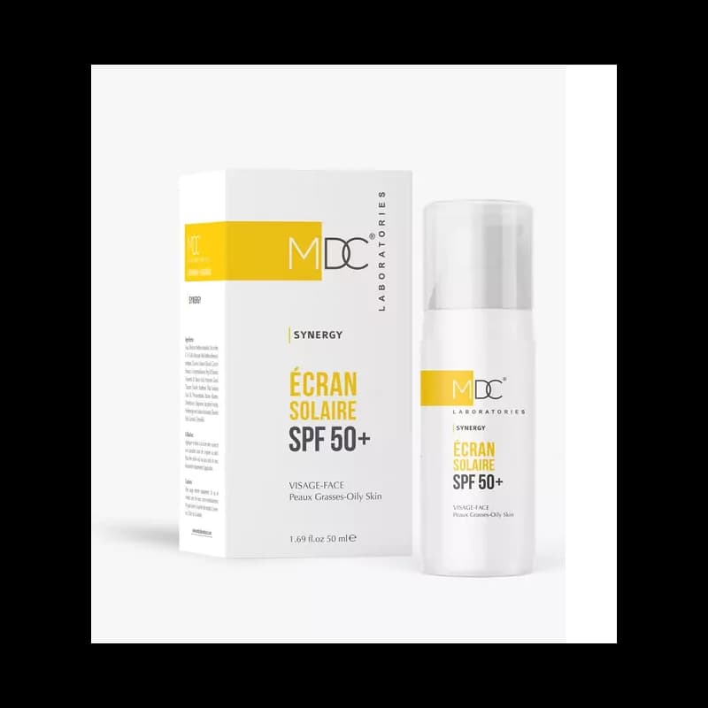 MDC Synergie Ecran Solaire spf50+ Peaux Grasses 50 ml