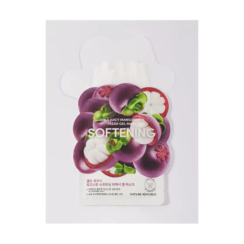 NATURE REPUBLIC COLD JUICY MANGOSTEEN SOFTENING FRESH GEL MASK