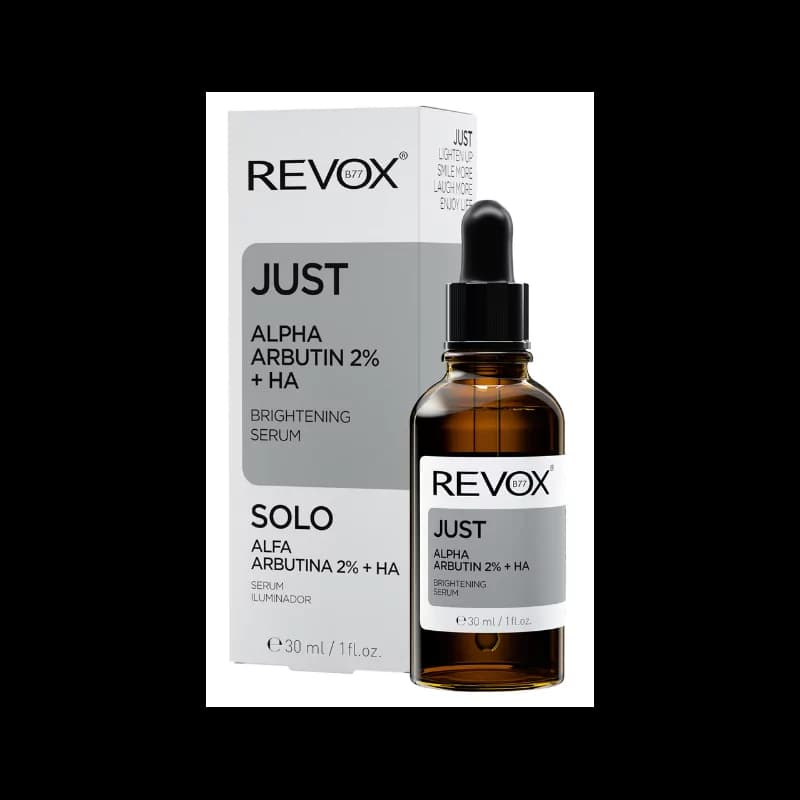 REVOX B77 JUST ALPHA ARBUTIN 2% + HA BRIGHTENING SERUM, 30ml