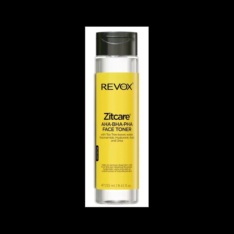 REVOX B77 ZITCARE AHA.BHA.PHA. ACTIVE FACE TONER, 250ml