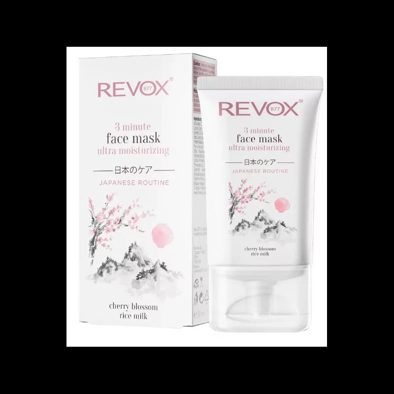 REVOX B77 JAPANESE RITUAL 3 MINUTE ULTRA MOISTURIZING FACE MASK, 30 ml