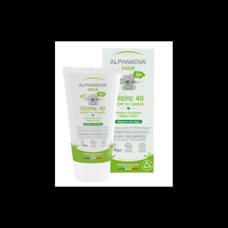 ALPHANOVA OLIZINC CREME DE CHANGE BEBE 50g