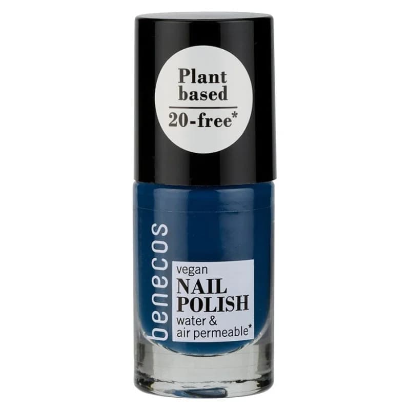 BENECOS NAIL POLISH - NORDIC BLUE - PERMÉABLE À L'EAU ET À L'OXYGÈNE 5ML